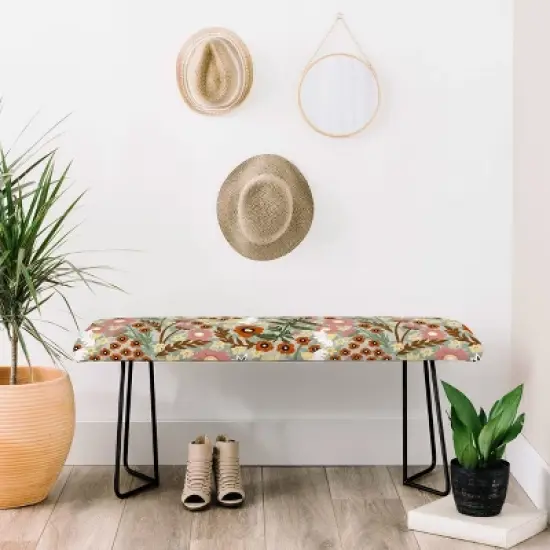Marta Barragan Camarasa The Leafy Garden Bench - Deny Designs image {3}