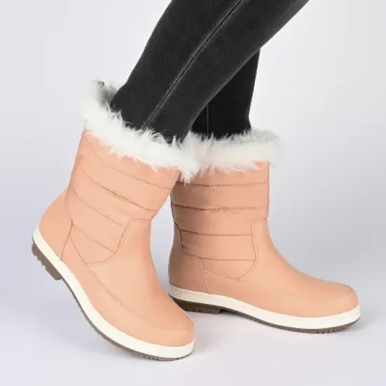 Journee Collection Womens Marie Tru Comfort Foam Block Heel Winter Boots image {8}