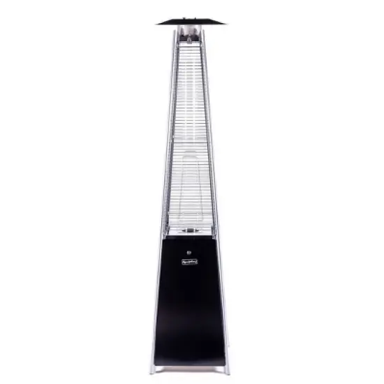 Garden Comfort 40000 BTU Portable Outdoor Flame Patio Heater Hammered Black image {1}