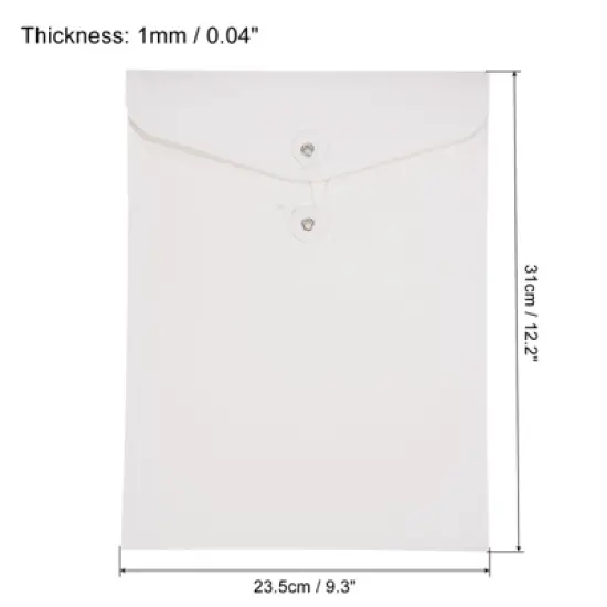 Unique Bargains Paper Office Travel Letter Organizer String File Folders image {1}