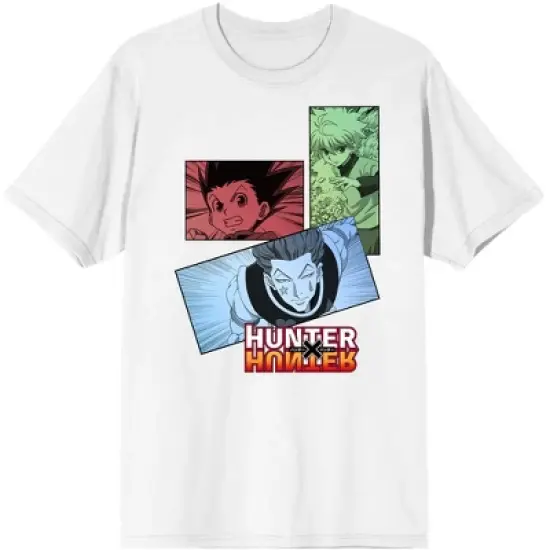 Hunter X Hunter Character Panels Men's Short Sleeve Shirt & Sleep Shorts Set image {1}