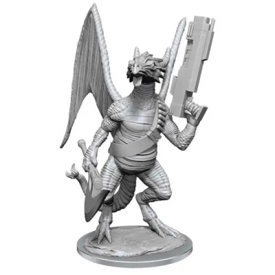 NECA Starfinder Deep Cuts Unpainted Miniatures | Dragonkin image {1}