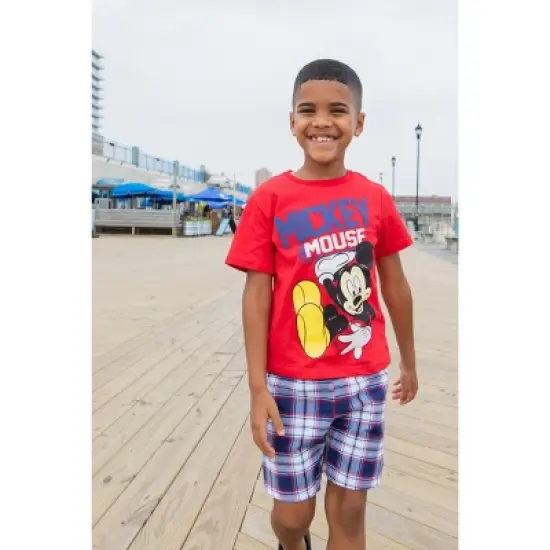 Disney Mickey Mouse T-Shirt and Shorts Outfit Set Toddler to Big Kid image {1}