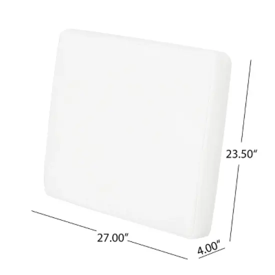 Christopher Knight Home Antibes Outdoor Water Resistant Fabric Club Chair Cushions (Set of 2) image {2}