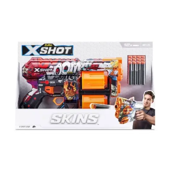 X-Shot SKINS Dread Dart Blaster - Boom by ZURU image {1}