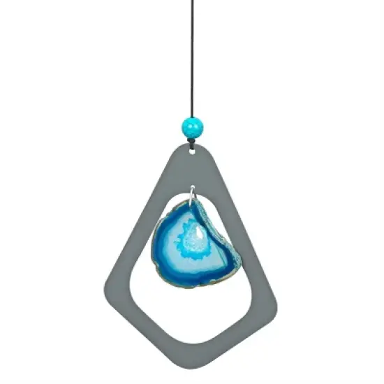 Alpine Corporation 39" Gray Tuned Aluminum Wind Chime: No Assembly, Outdoor Garden Decor, 1-Year Warranty image {2}