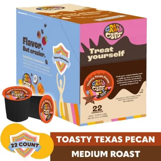 Toasty Texas Pecan Flavored Coffee Pods image {1}