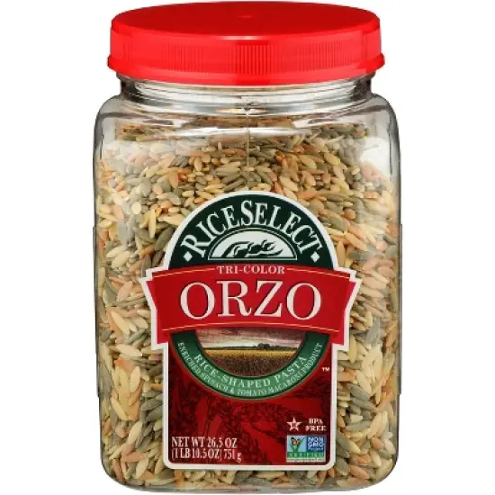 Riceselect Orzo Tri Color - Pack of 4 - 26.5 oz image {1}
