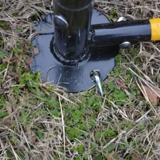 Jumpking JKBK-UFO Backyard 360 Degree Adjustable Height UFO Swing Set, Yellow image {3}