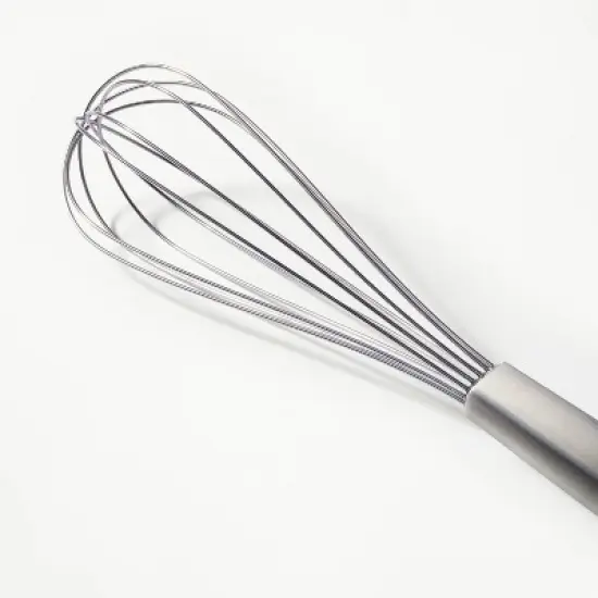 12" Stainless Steel Balloon Whisk Silver - Figmint&trade;: Metal Wire Kitchen Tool, Dishwasher-Safe, 12" Length image {2}
