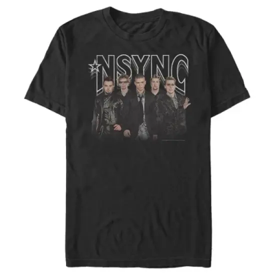 Men's NSYNC Rocker Band Pose T-Shirt image {3}