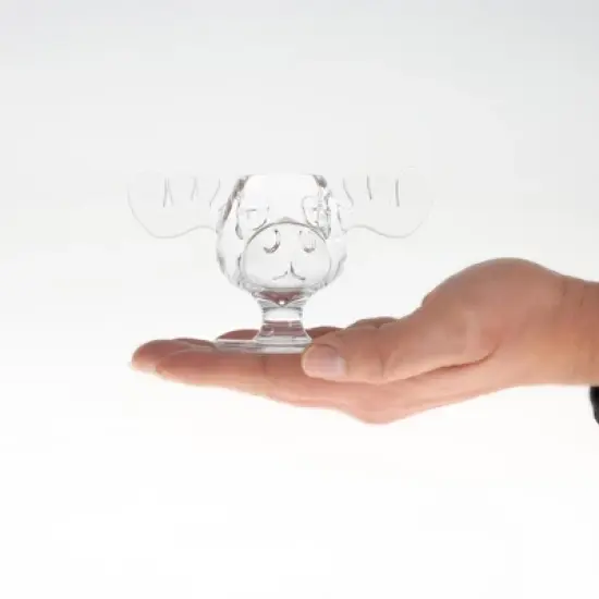 Silver Buffalo National Lampoon's Christmas Vacation Marty Moose 4-Piece Acrylic Shot Glass Set image {3}