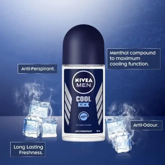 Nivea for Men Cool Kick Anti-Transpirant Deodorant (3 Pack) image {4}