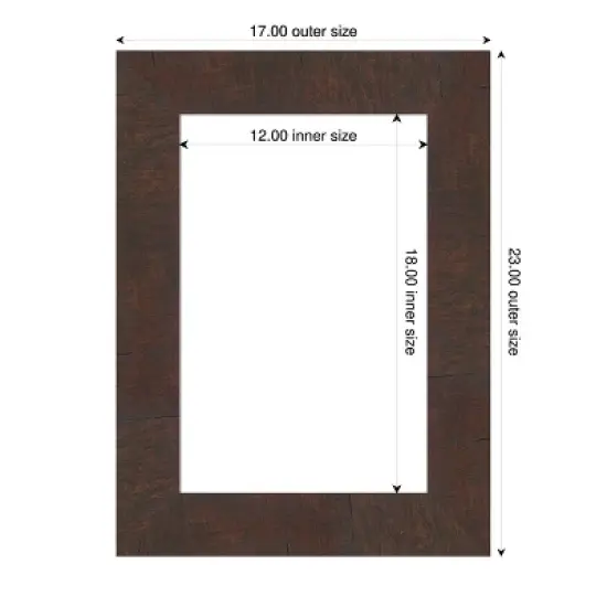 Amanti Art Wildwood Brown Framed Dry Erase Magnetic Board image {4}