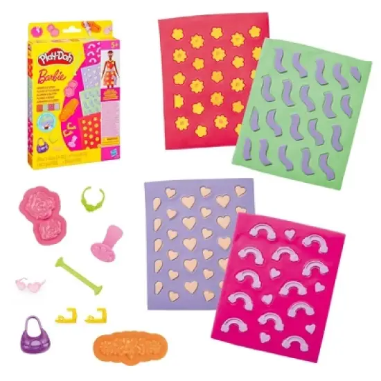 Play-Doh Barbie Flowers and Florals Pattern Pack image {10}