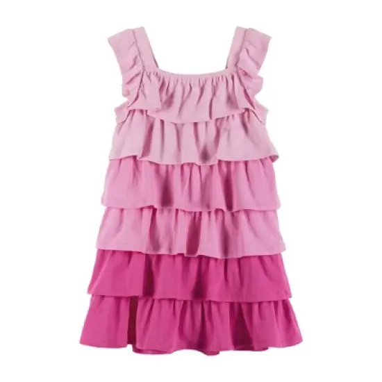 Andy & Evan  Toddler  Pink Tiered Dress.. image {1}