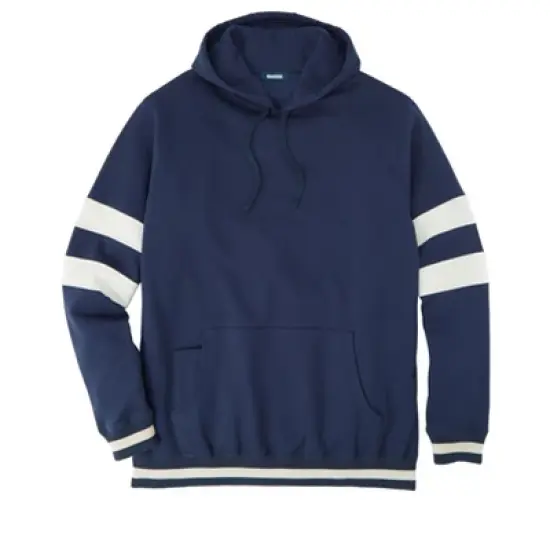 KingSize Men's Big & Tall KingSize Coaches Collection Colorblocked Pullover Hoodie image {3}