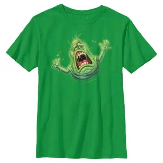 Boy's Ghostbusters Cartoon Slimer T-Shirt image {3}