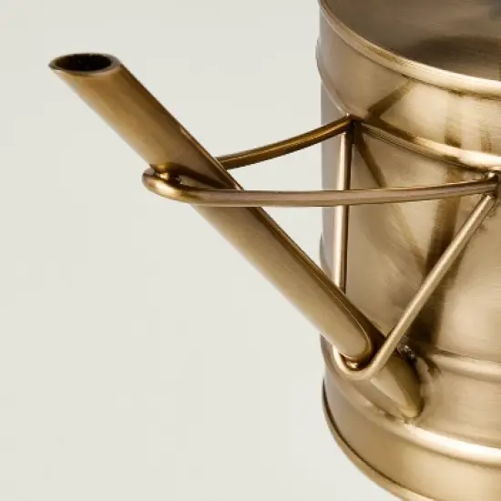 1L Brass Metal Watering Can - Hearth & Hand&trade; with Magnolia image {3}