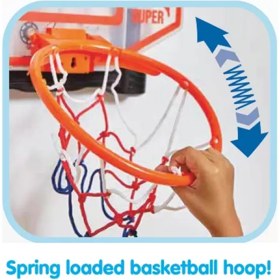 Kidoozie Electronic Basketball Jam, Sport Activity, Light-up Scoreboard and Slam Dunks! For Children 3+ image {3}
