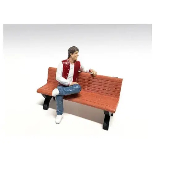 Adam Sitting Figurine for 1/18 Scale Models by American Diorama image {4}