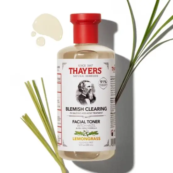 Thayers Natural Remedies Witch Hazel Lemon Blemish Clearing Toner - 12 fl oz image {1}