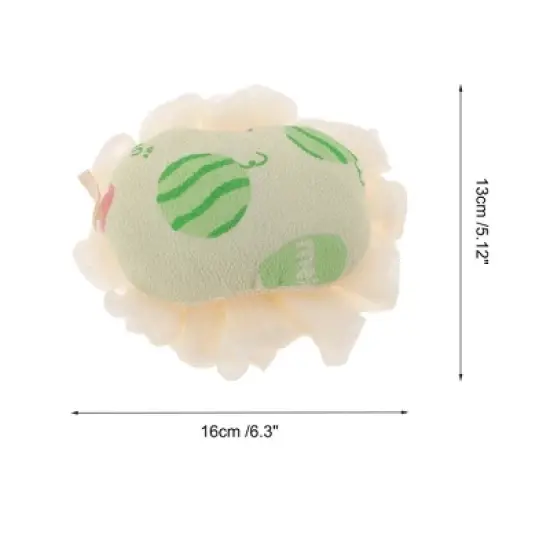 Unique Bargains Fruit Bath Sponge Body Scrubber 1 Pc image {3}