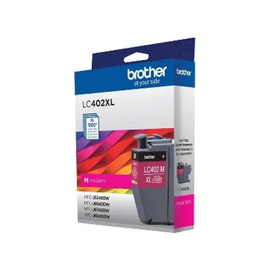 Brother LC402XL Magenta High Yield Ink Cartridge Prints Up to 1 500 Pages (LC402XLMS) image {4}