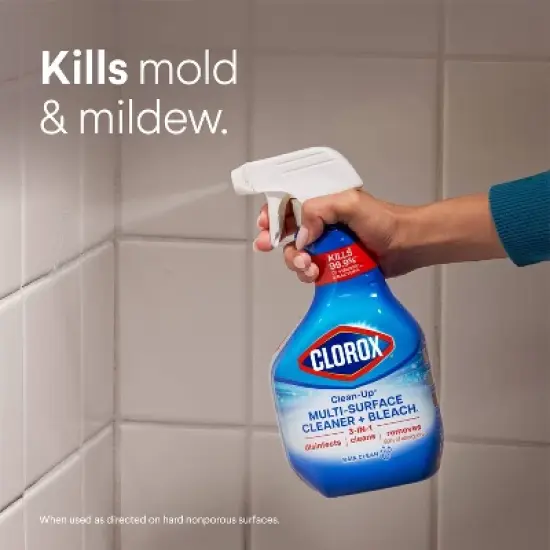 Clorox Rain Clean Scent Clean-Up All Purpose Cleaner with Bleach Spray Bottle - 32 fl oz image {3}