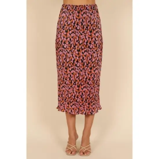 Petal and Pup Womens Minelli Pleat Midi Skirt image {9}