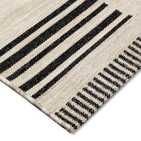 9' x 12' Multi-Tier Bars Outdoor Rug Gray/Cream - Project 62&trade; image {3}