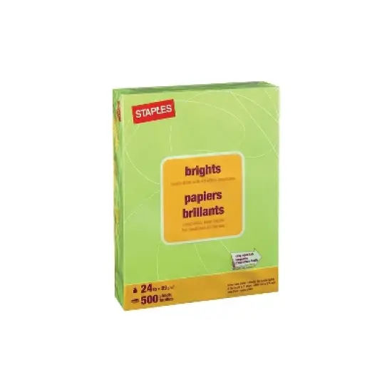 MyOfficeInnovations Brights 24 lb. Colored Paper Green 500/Ream 733093 image {1}