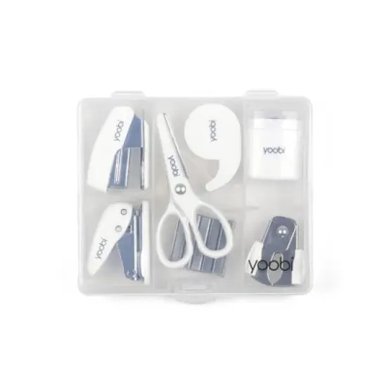 Yoobi Evolve 8pc Mini Supply Kit White image {8}