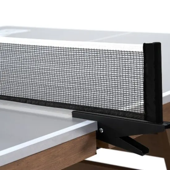 Hall of Games Official Size Wood Table Tennis Table - Gray image {3}