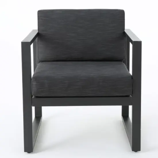 Christopher&nbsp;Knight&nbsp;Home Perry 3 Piece Outdoor Aluminum Chat Set with Water-Resistant Cushions image {5}