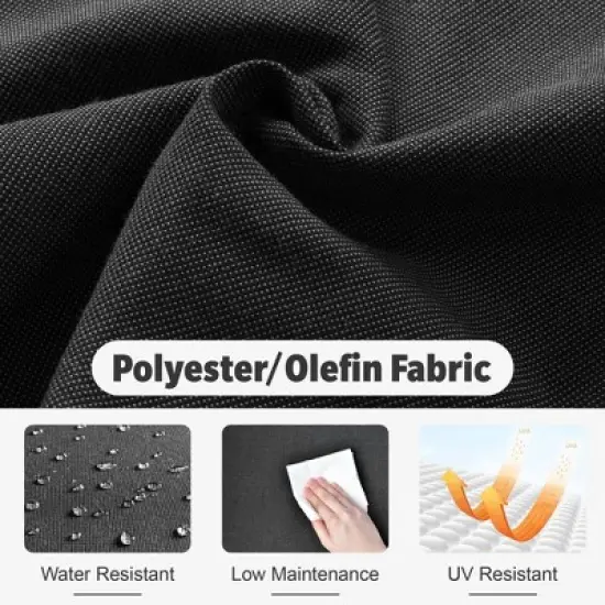 Ovios Tenaya 10pc Wicker Outdoor Patio Furniture Set Conversation Sofa with a Storage Fire Pit, Swivel Chairs and Cushions image {11}