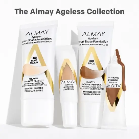 Almay Smart Shade Ageless Foundation - 1 fl oz image {10}