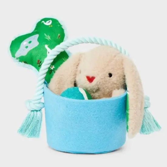 Gift Basket Dog Rope Plush Toy Set - 3pc - Boots & Barkley&trade; image {4}