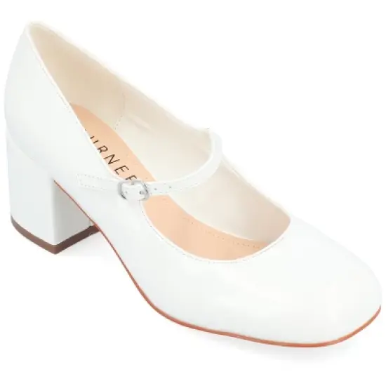 Journee Collection Womens Okenna Tru Comfort Foam Low Heel Square Toe Pumps image {13}