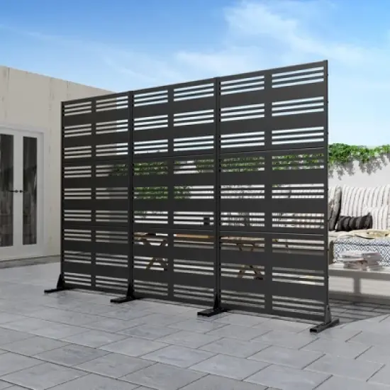 Dovelina Outdoor Privacy Screen Patio Decorative Screens image {1}