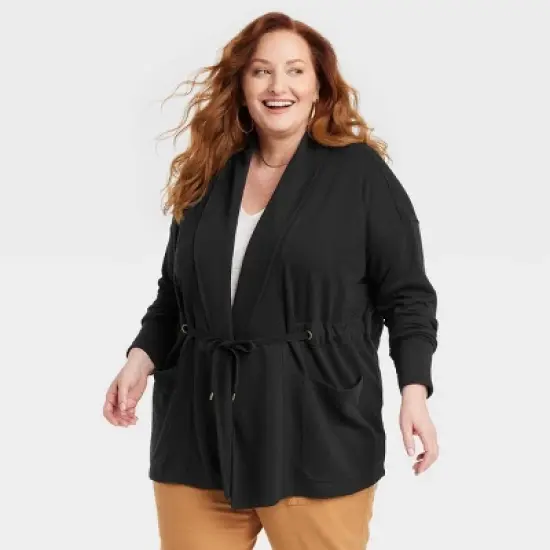 Women's Drape Front Jacket - Knox Rose&trade; image {3}