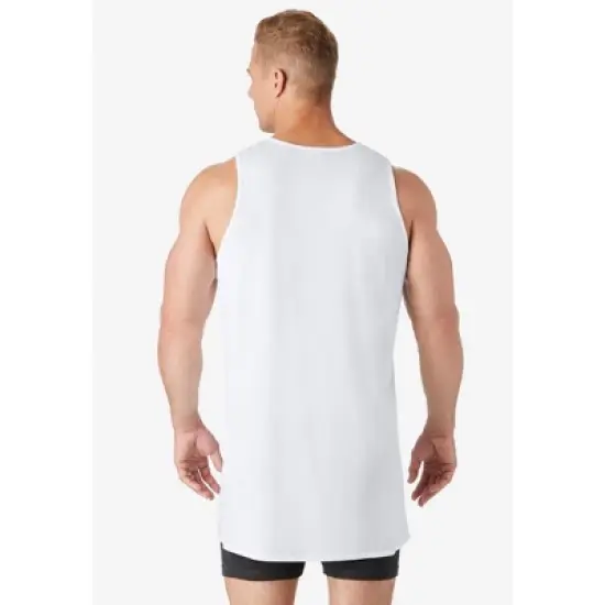KingSize Longer Length Ribbed Cotton Tank image {2}