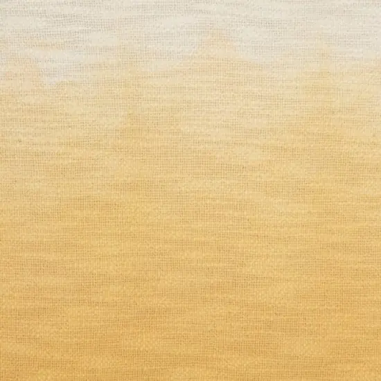 22"x22" Ombre Tassels Oversize Lumbar Throw Pillow Mustard - Mina Victory image {2}