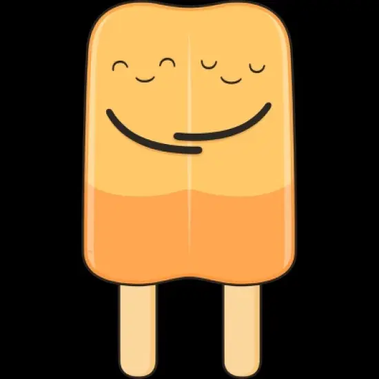 Junior's Design By Humans Popsicle hug By kimvervuurt T-Shirt image {1}