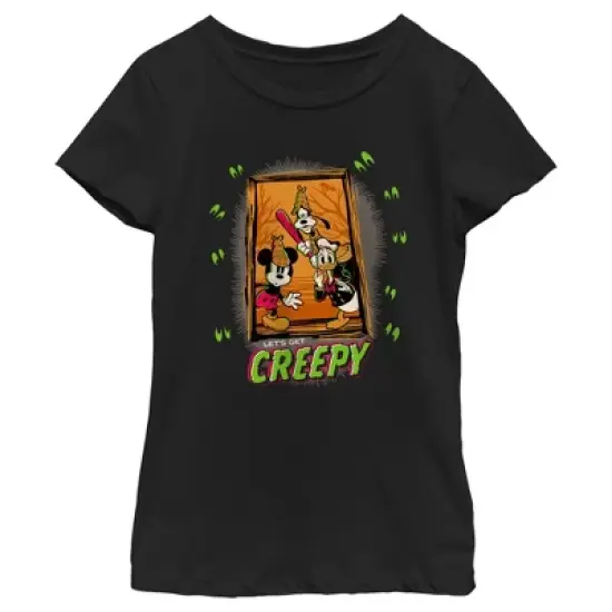 Girl's Mickey & Friends Halloween Let's Get Creepy T-Shirt image {3}