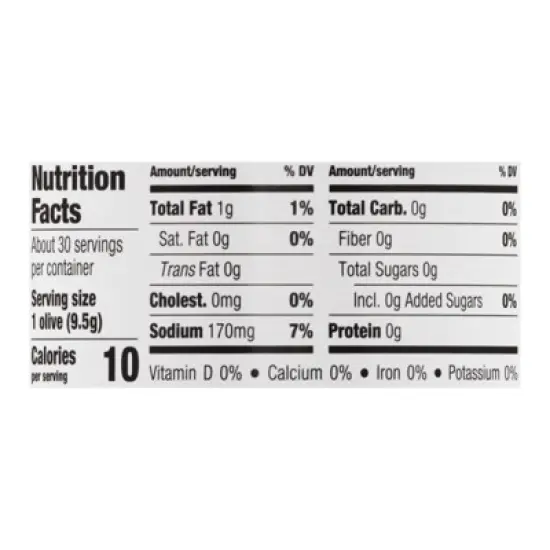 Mezzetta Imported Spanish Queen Martini Olives - Case of 6/10 oz image {5}