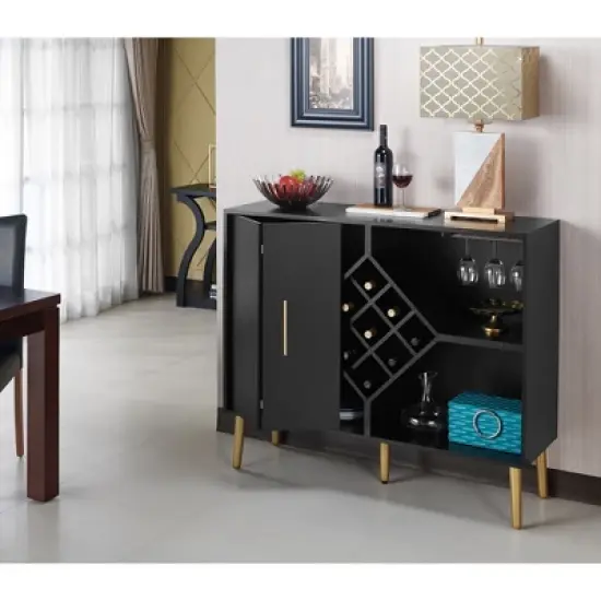 Miko Wine Cabinet Galaxy Black - HOMES: Inside + Out image {5}