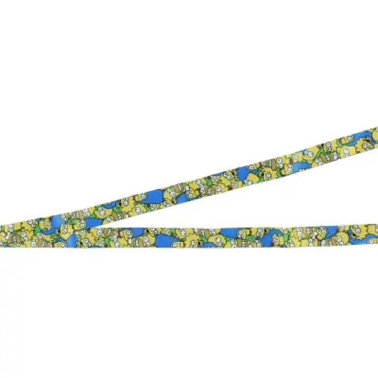 The Simpsons Family Time Breakaway Lanyard For Keys Keychain ID Badge w/Pendant image {2}