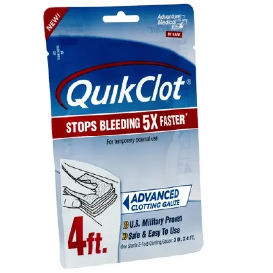 QuikClot 3''x4'' Guaze Pad - 2pk image {1}