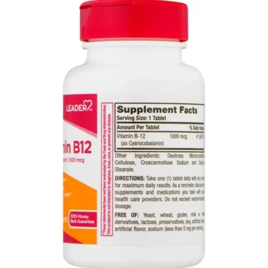 Leader Vitamin B12 10 ea image {4}